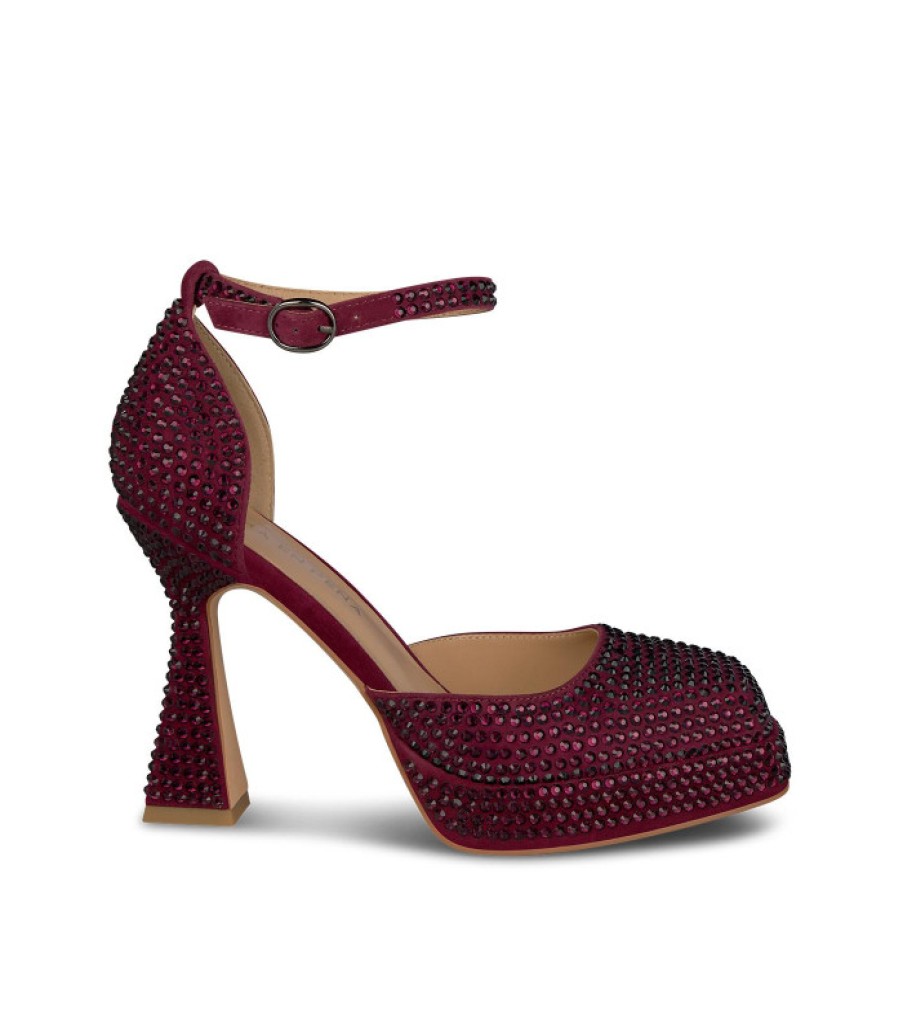 Alma En Pena ALMA Zapatillas | Comprar Sandalia Tacon Strass