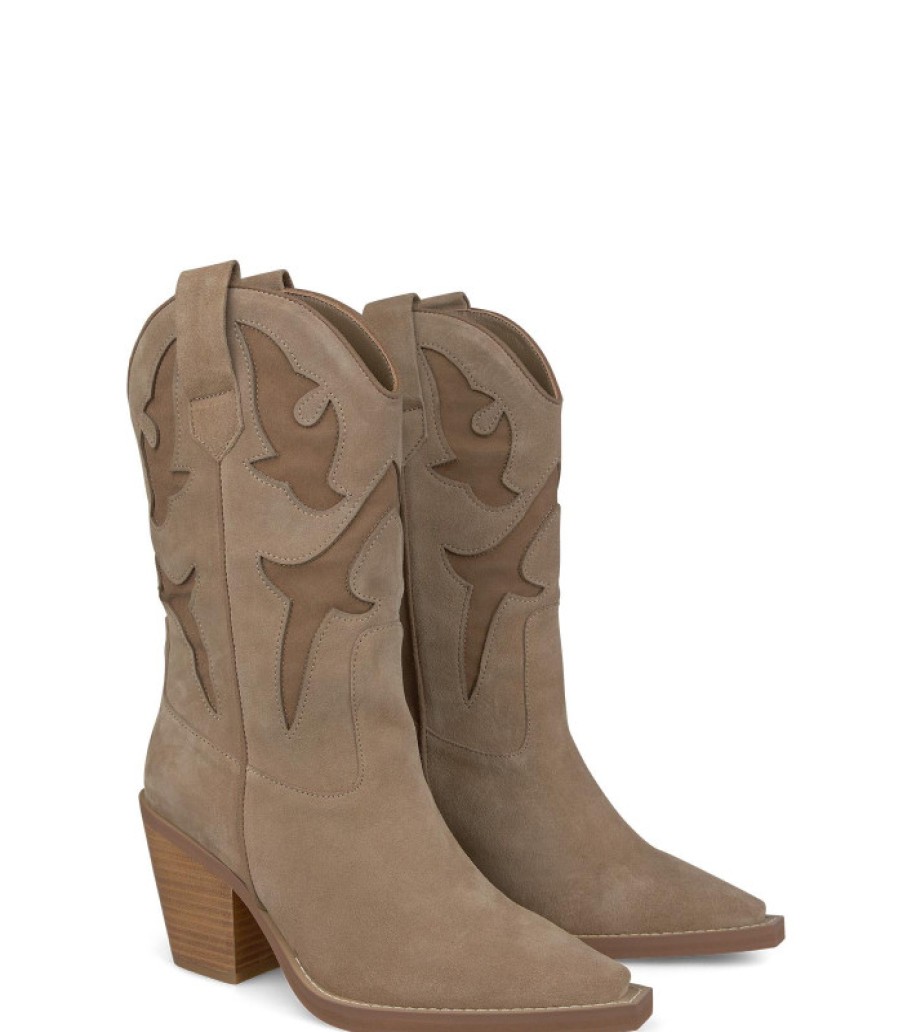 Alma En Pena ALMA Botas Tacon | Comprar Bota Vaquera Pierna Baja