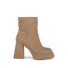 Alma En Pena ALMA Botines Tacon | Comprar Botin De Piel Con Punta Cuadrada