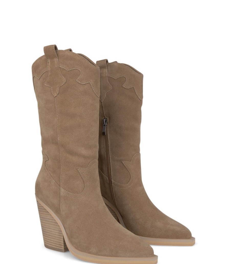 Alma En Pena ALMA Botas Tacon | Comprar Bota Vaquera De Piel