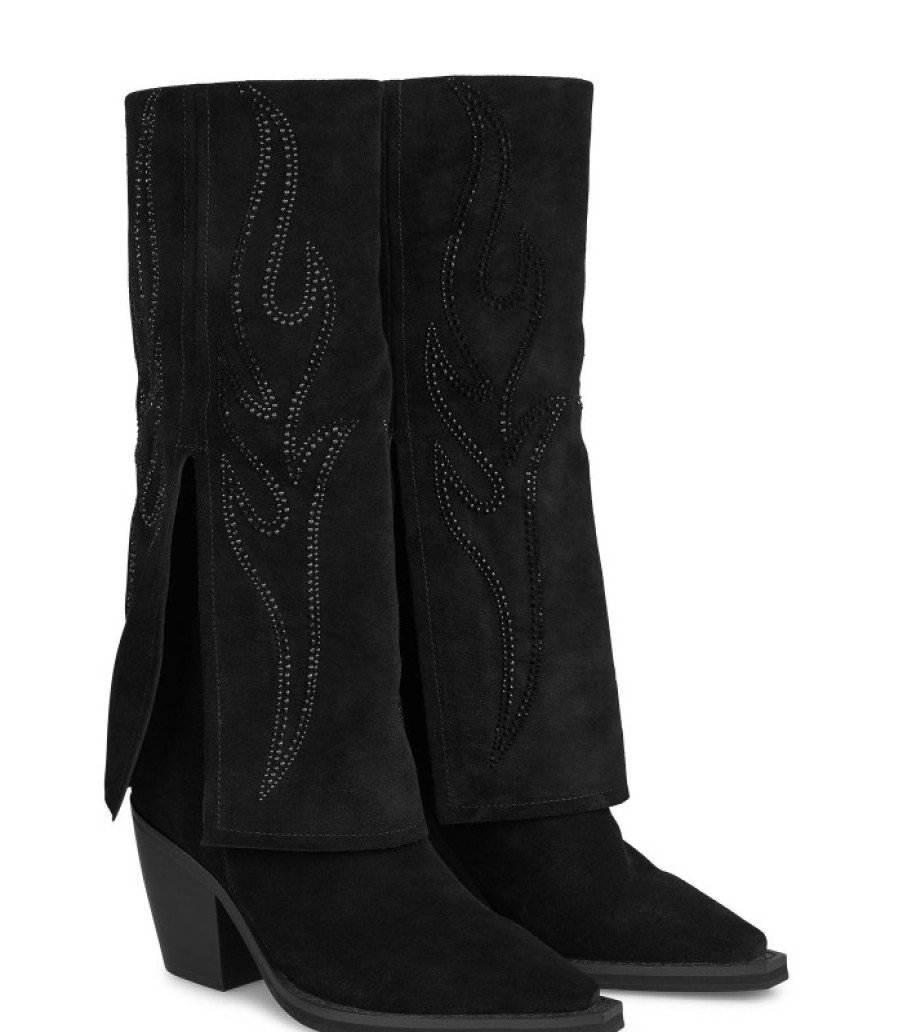 Alma En Pena ALMA Botas Tacon | Comprar Bota Adorno Llamas