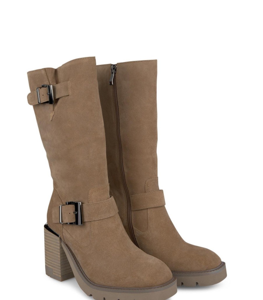 Alma En Pena ALMA Botas Tacon | Comprar Bota Tacon Con Hebillas