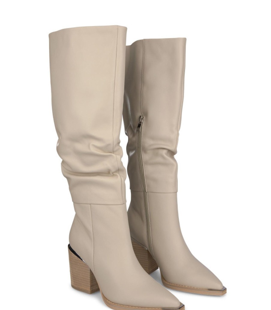 Alma En Pena ALMA Botas Tacon | Comprar Bota Cana Arrugada