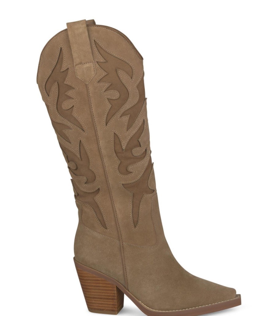 Alma En Pena ALMA Botas Tacon | Comprar Bota Vaquera Piel Tacon