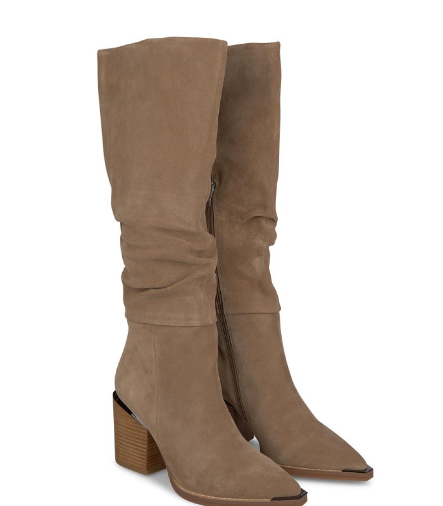 Alma En Pena ALMA Botas Tacon | Comprar Bota Cana Arrugada