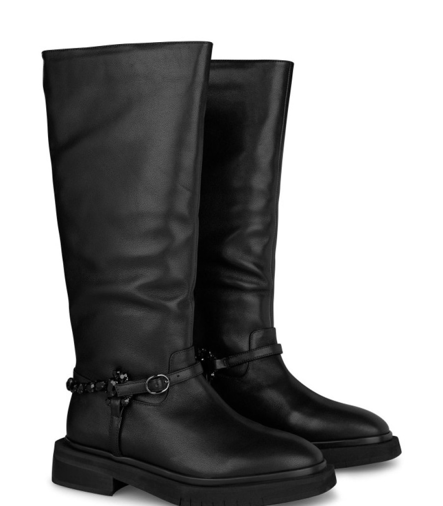 Alma En Pena ALMA Botas Planas | Comprar Bota De Pierna Recta