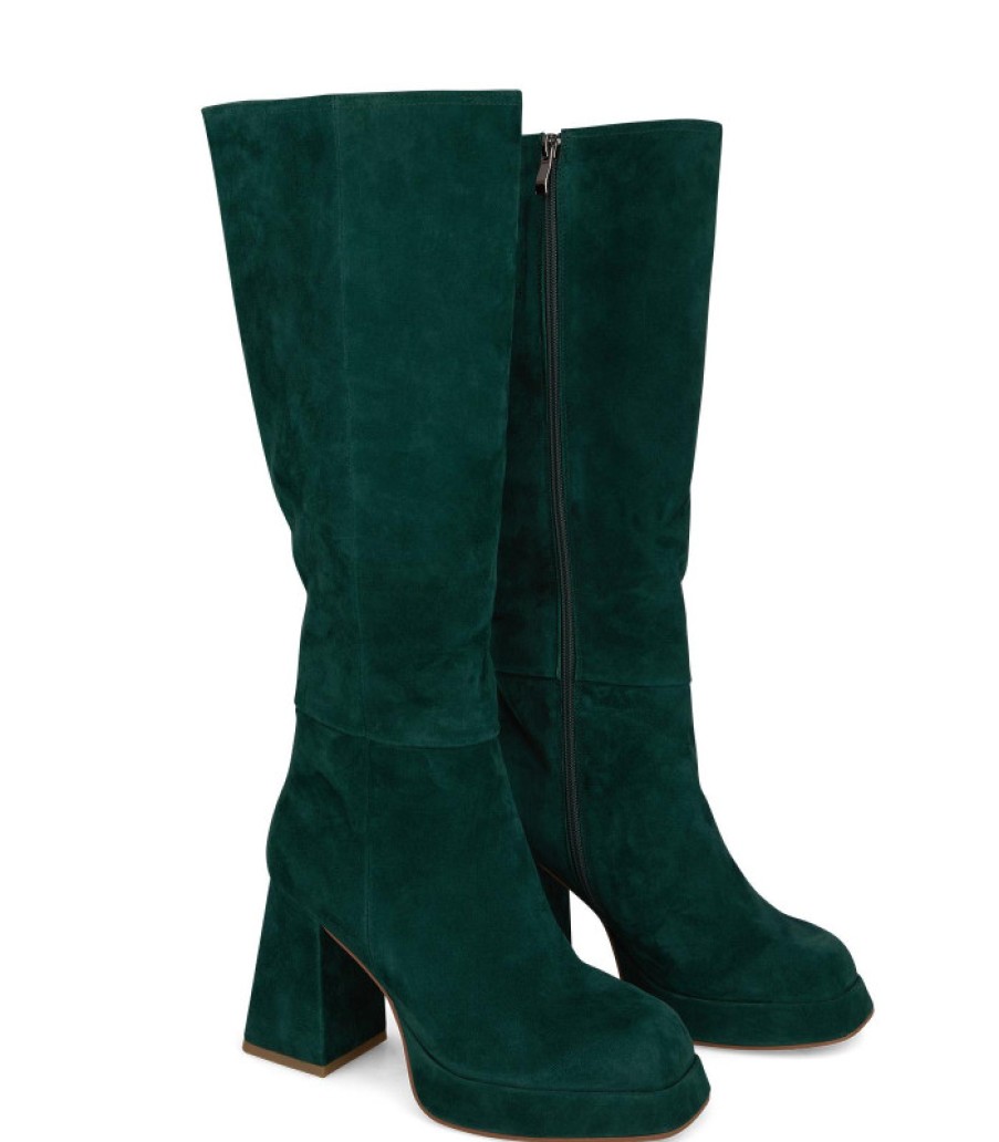 Alma En Pena ALMA Botas Tacon | Comprar Bota Piel Pierna Alta