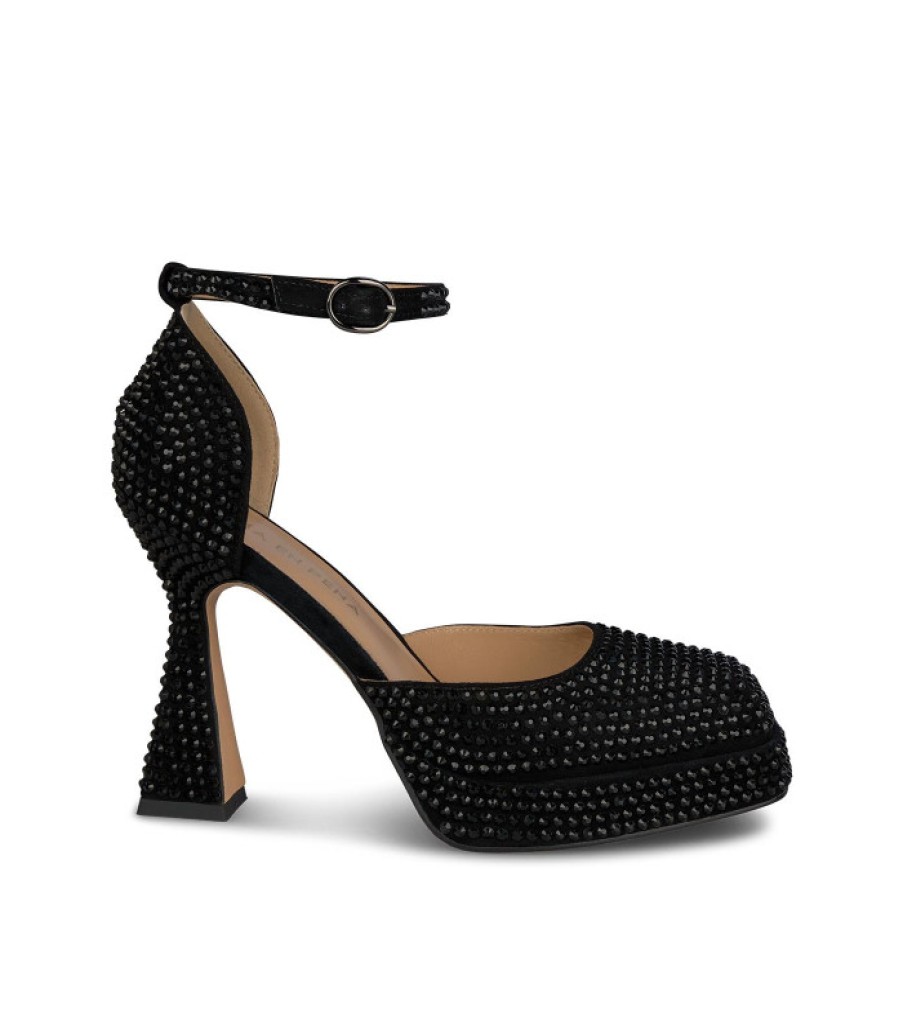 Alma En Pena ALMA Zapatillas | Comprar Sandalia Tacon Strass