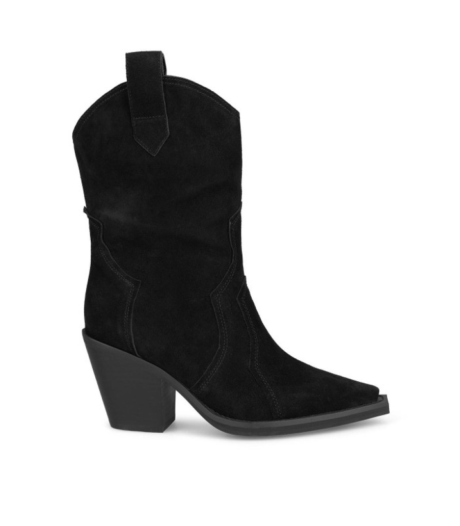 Alma En Pena ALMA Botines Tacon | Comprar Botin Vaquero Piel