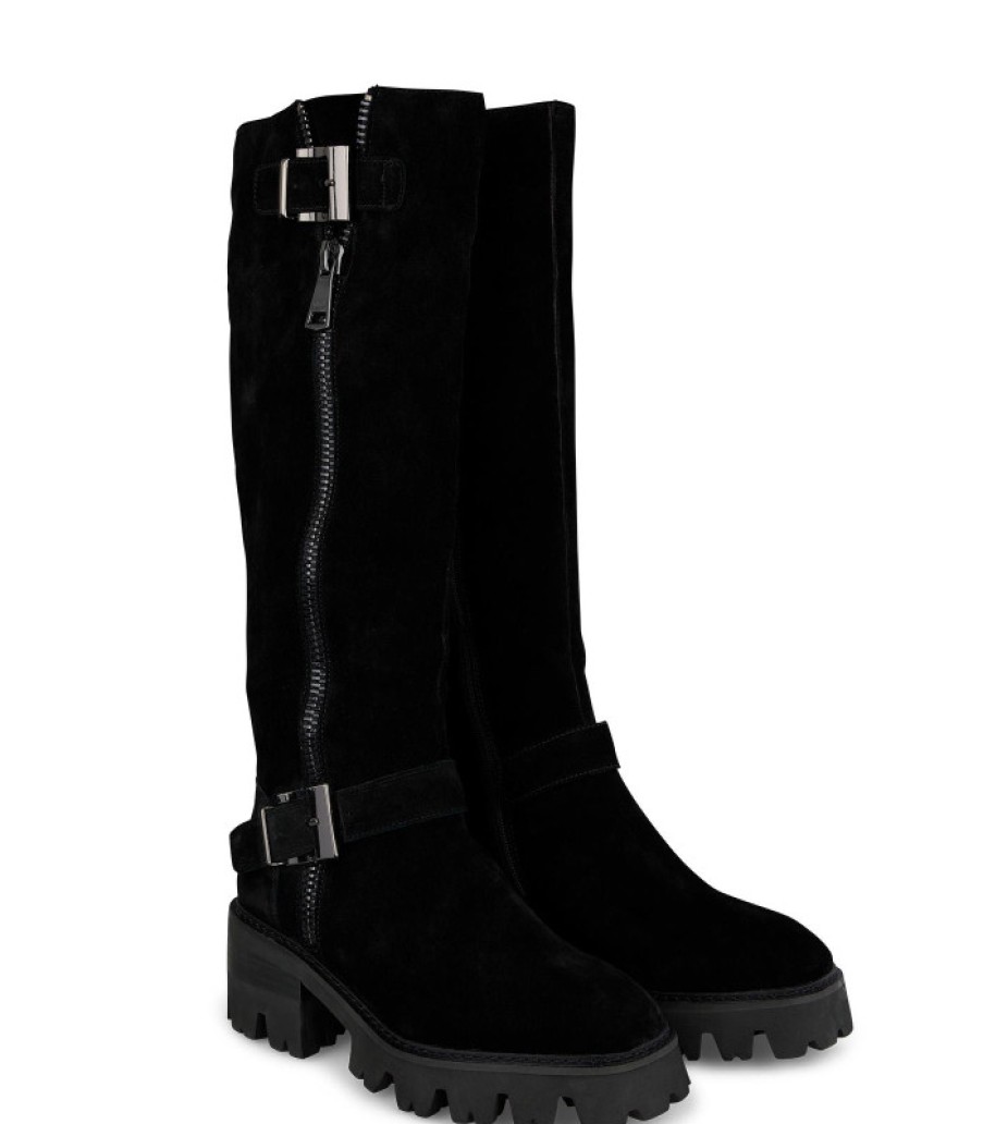 Alma En Pena ALMA Botas Planas | Comprar Bota Con Cremallera Lateral