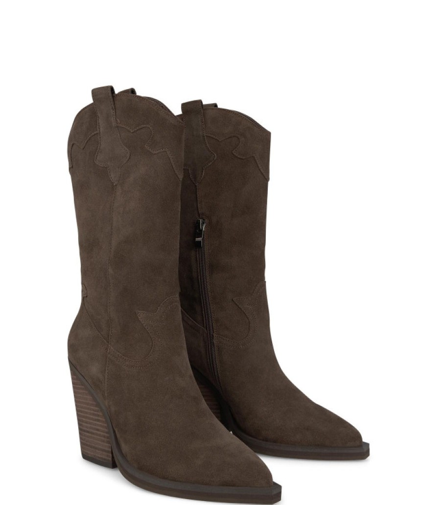 Alma En Pena ALMA Botas Tacon | Comprar Bota Vaquera De Piel