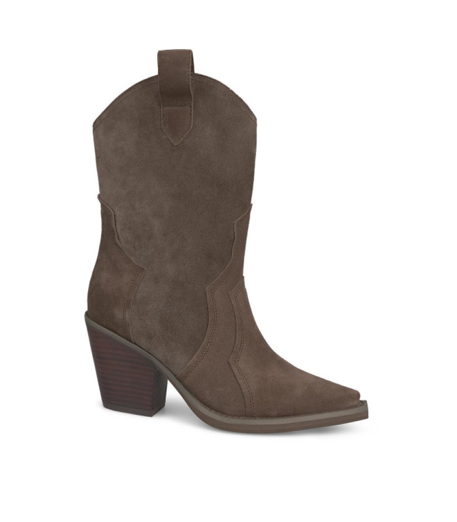 Alma En Pena ALMA Botines Tacon | Comprar Botin Vaquero Piel