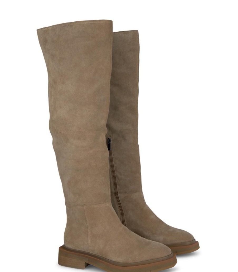 Alma En Pena ALMA Botas Planas | Comprar Bota Alta De Piel