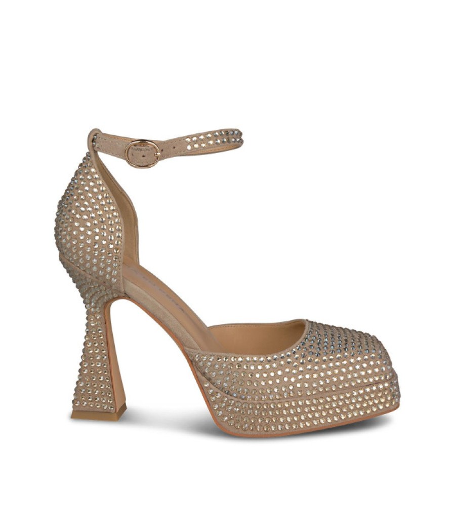 Alma En Pena ALMA Zapatillas | Comprar Sandalia Tacon Strass