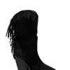 Alma En Pena ALMA Botas Tacon | Comprar Bota Con Flecos Y Pedreria