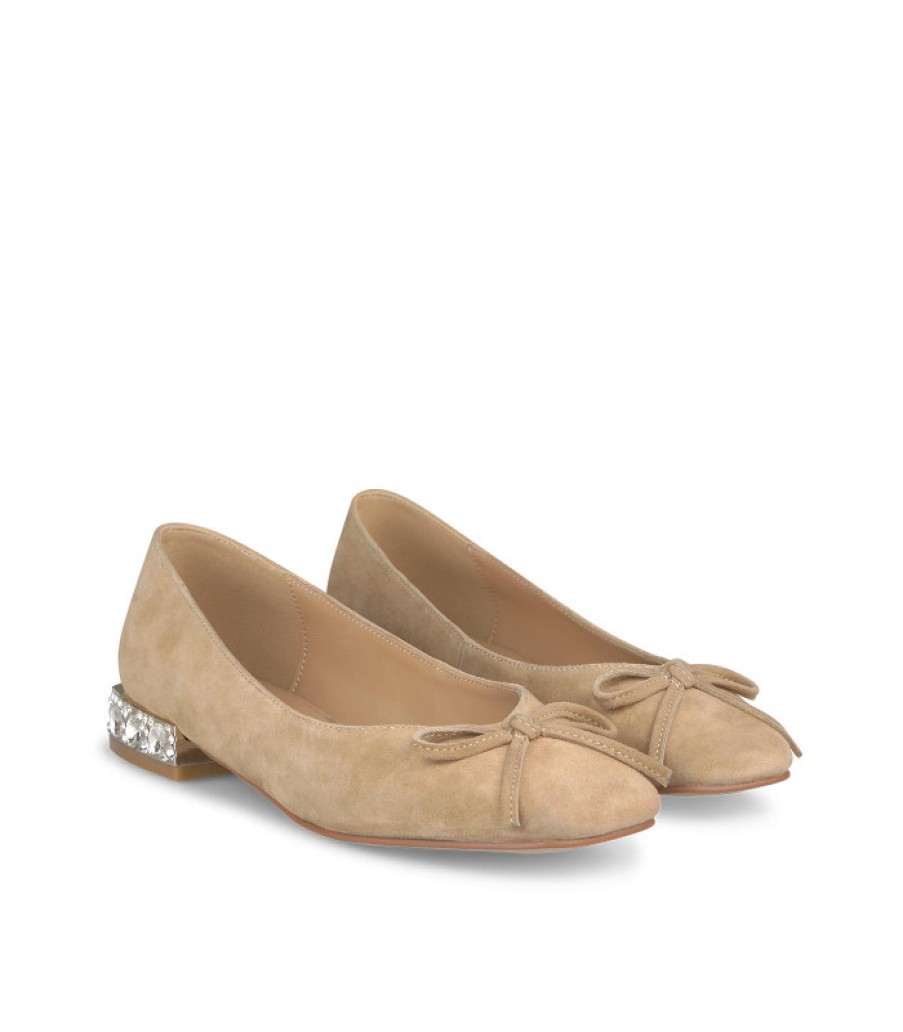 Alma En Pena ALMA Zapatos Planos | Comprar Bailarina Piel Con Lazo